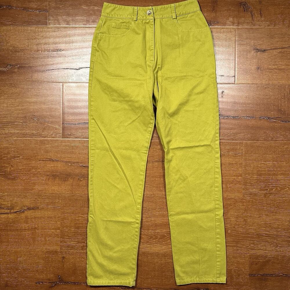 Paloma Wool Chino Pants Womens 26x28 Avocado Green Slim Straight City Chic Retro